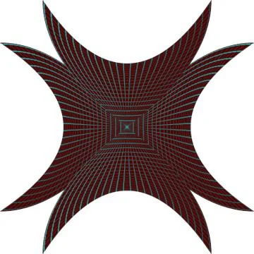 Decorative vector shape Illustrazione stock