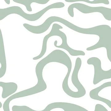 Decorative vector worms seamless pattern. Stock Illustration