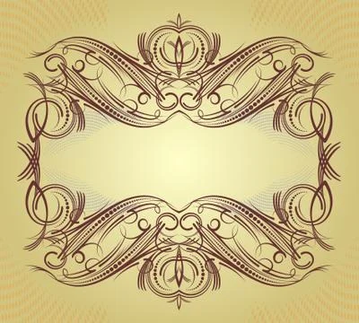 Decorative vintage background Stockillustratie