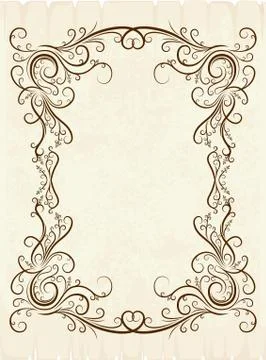 Decorative vintage background 스톡 일러스트
