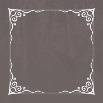 Decorative vintage frame Stock Illustration