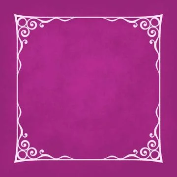 Decorative Vintage Frame Stock Illustration