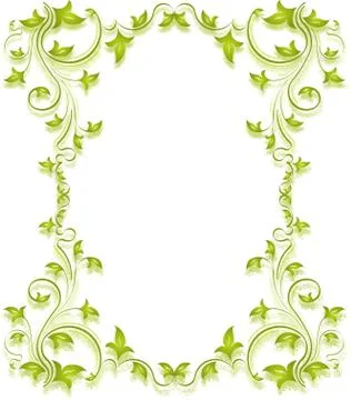 Decorative vintage frame. Vector 스톡 일러스트
