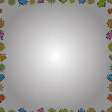 Decorative vintage frames and borders. Border design is pattern in doodles art s 스톡 일러스트