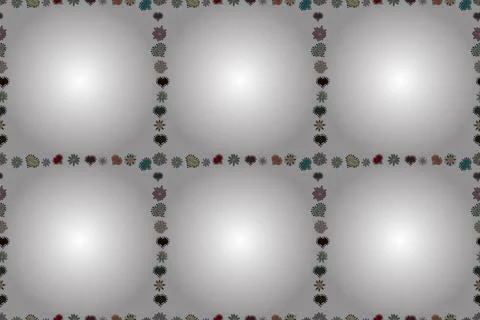 Decorative vintage frames and borders. Decoration pattern style. Illustration in イラスト素材