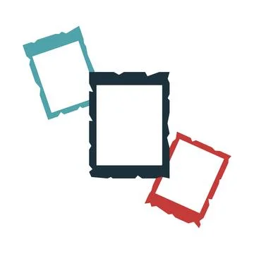 Decorative vintage frames and borders. Ornamental frames Stock Illustration