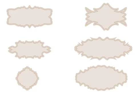 Decorative vintage frames Stock Illustration