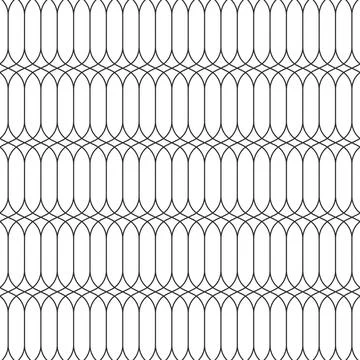 Decorative Vintage Geometric Pattern Background Vector Stock Illustration
