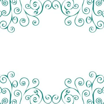 Decorative vintage pattern text background Stock Illustration