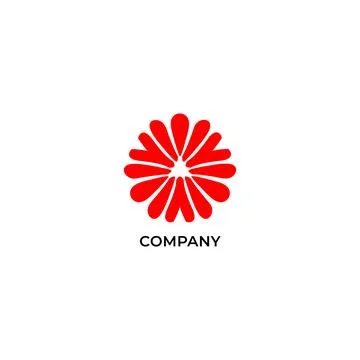 Decorative vortex logo design template isolated on white background. abstra.. Illustrazione stock