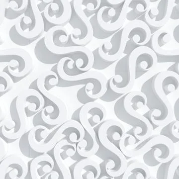 Decorative wall background or texture 3d illustration Stock Illustration