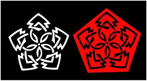 Decorative wall panels set Jali design CNC pattern, Stock Illustration