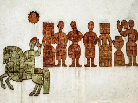 Decorative wall Stock Photos