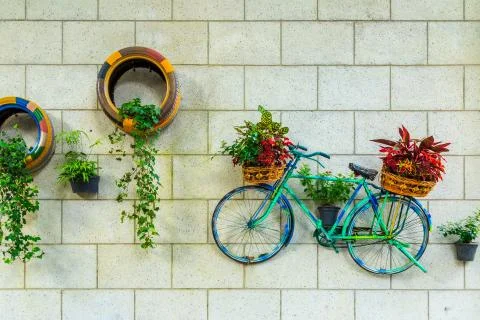 Decorative wall Stock Photos