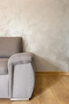 Decorative wall plaster idea Stock Photos