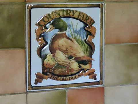 Decorative wall tile Stock Photos