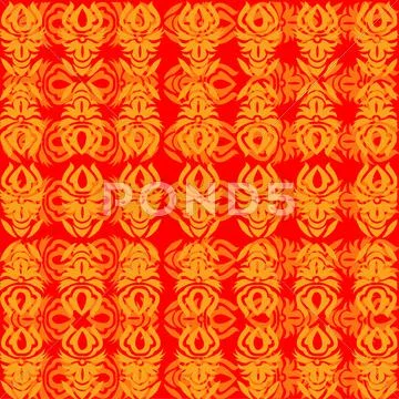 Decorative wallpaper Stock Illustration