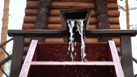 Decorative water mill Stock Footage 75675202