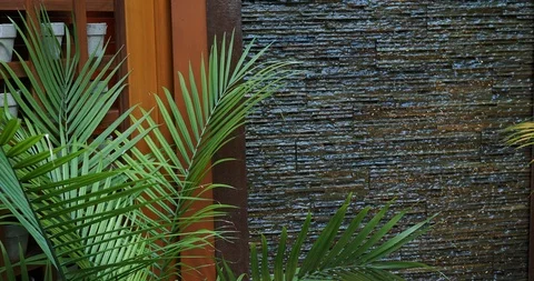 Decorative waterfall Stock Footage 123741956