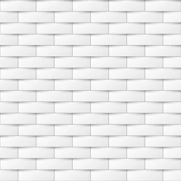 Decorative white seamless texture. Creative background. Paper tile pattern Illustrazione stock