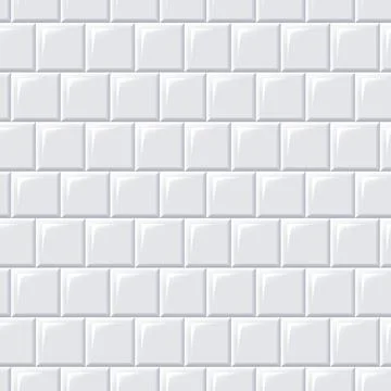 Decorative white tile イラスト素材
