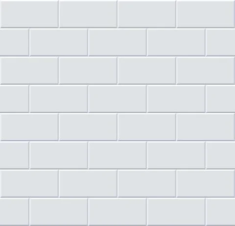 Decorative white tile Stock Illustration