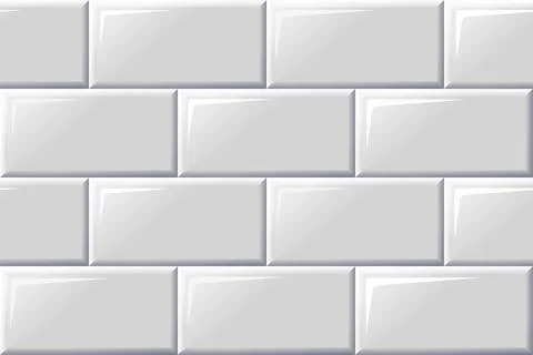 Decorative white tile Illustrazione stock