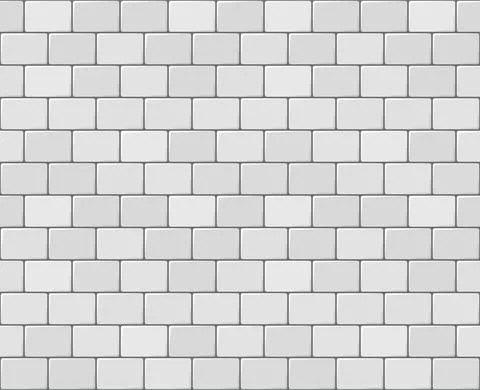 Decorative white tile Stock Illustration