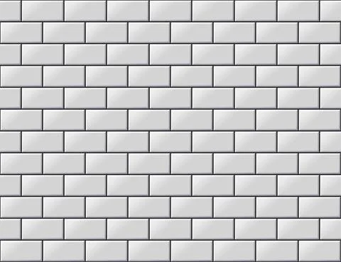 Decorative white tile Stock Illustration