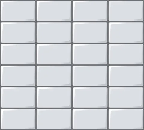 Decorative white tile Stock-Illustration