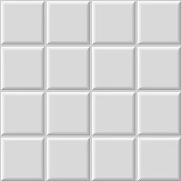 Decorative white tile イラスト素材