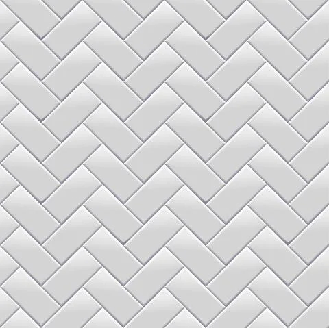 Decorative white tile Illustrazione stock