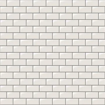 Decorative white tile Stock Illustration