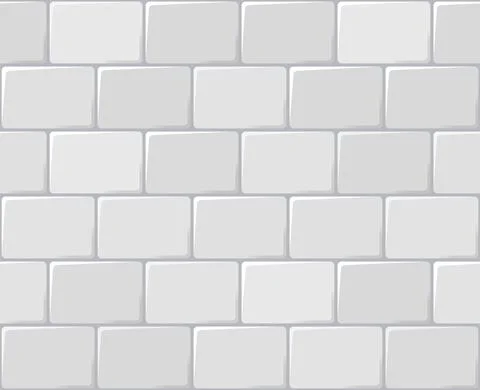 Decorative white tile Stock Illustration