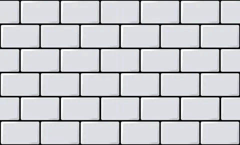Decorative white tile Illustration