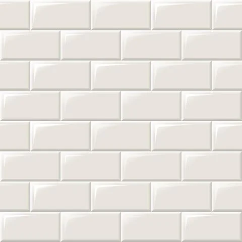Decorative white tile Illustrazione stock
