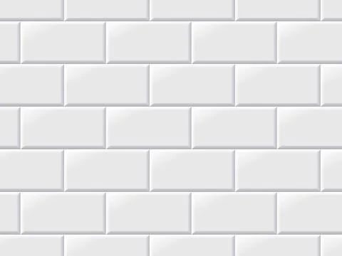 Decorative white tile Stock Illustration