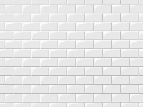 Decorative white tile Stock Illustration
