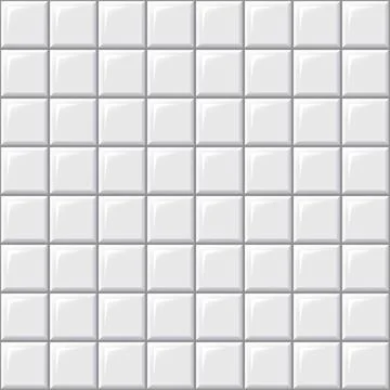 Decorative white tile Stock-Illustration