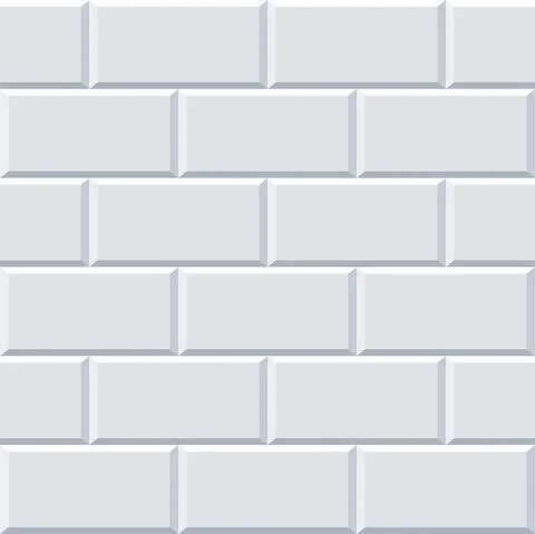 Decorative white tile Stock Illustration
