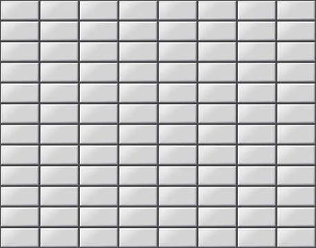 Decorative white tile Stock Illustration