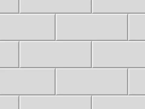 Decorative white tile Stock Illustration