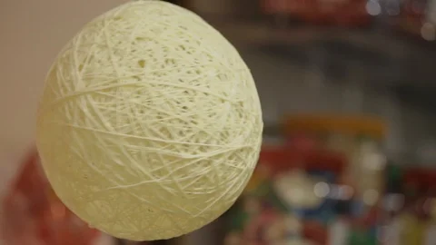 Decorative wicker ball Stock Footage 87114500