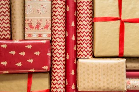 Decorative wrapping papers Stock Photos