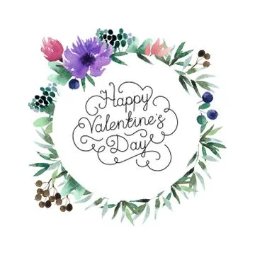 Decorative wreath Stock Illustration