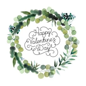 Decorative wreath Stock Illustration