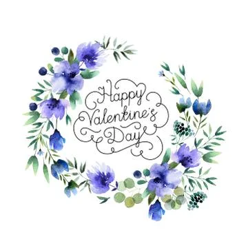 Decorative wreath Stock Illustration