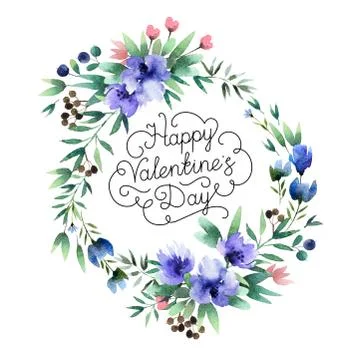 Decorative wreath Stock Illustration