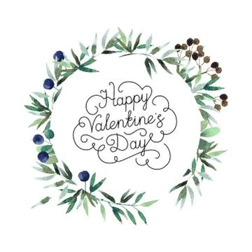 Decorative wreath Stock Illustration