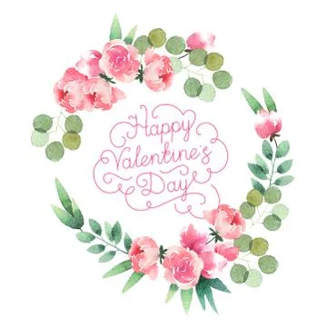 Decorative wreath Stock Illustration